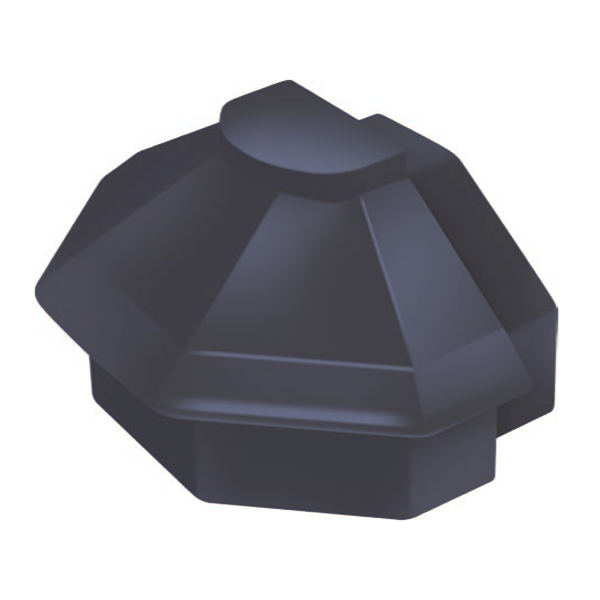 Cresfinex MK4 Radius Endcap Aluminium Grey image