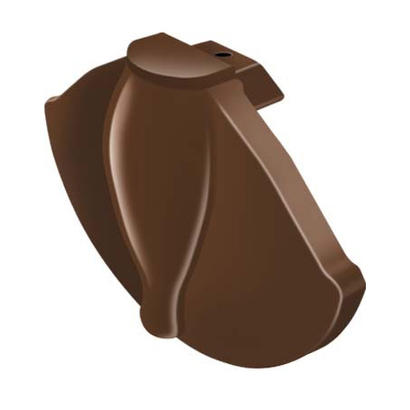 Cresfinex MK2 Gable Endcap Aluminium Brown Image