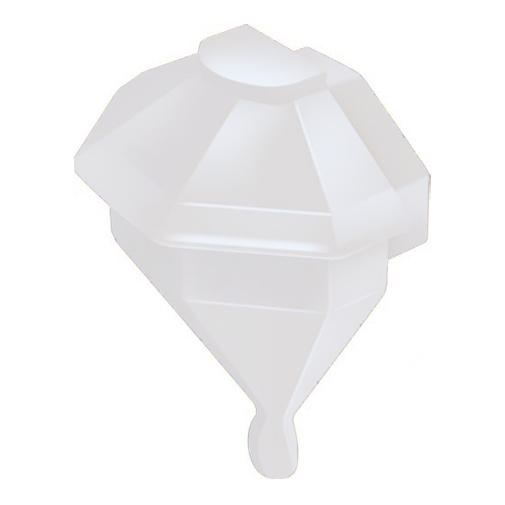 Cresfinex Mk4 Gable Endcap Aluminium White image