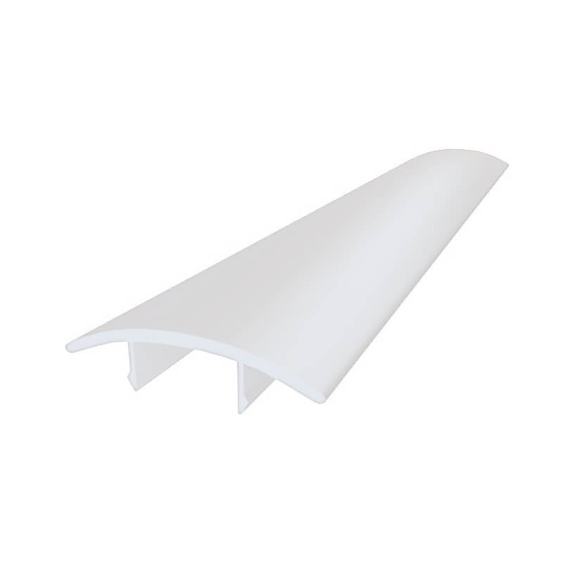 Cresfinex Ridge Snap Cover Aluminium 3m White RAL9010 image