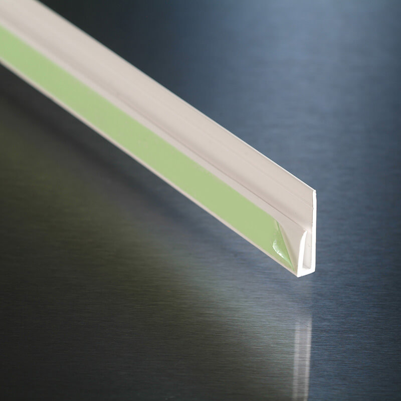 White Satin 1-Part Capping Strip 3.05m  image
