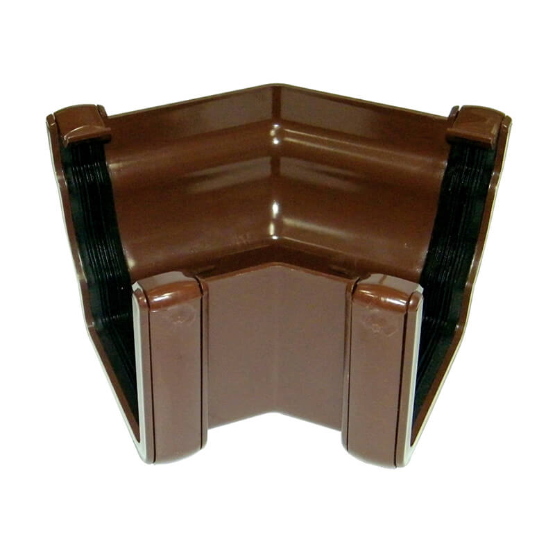 FloPlast Ogee Brown 135° External Gutter Angle  image