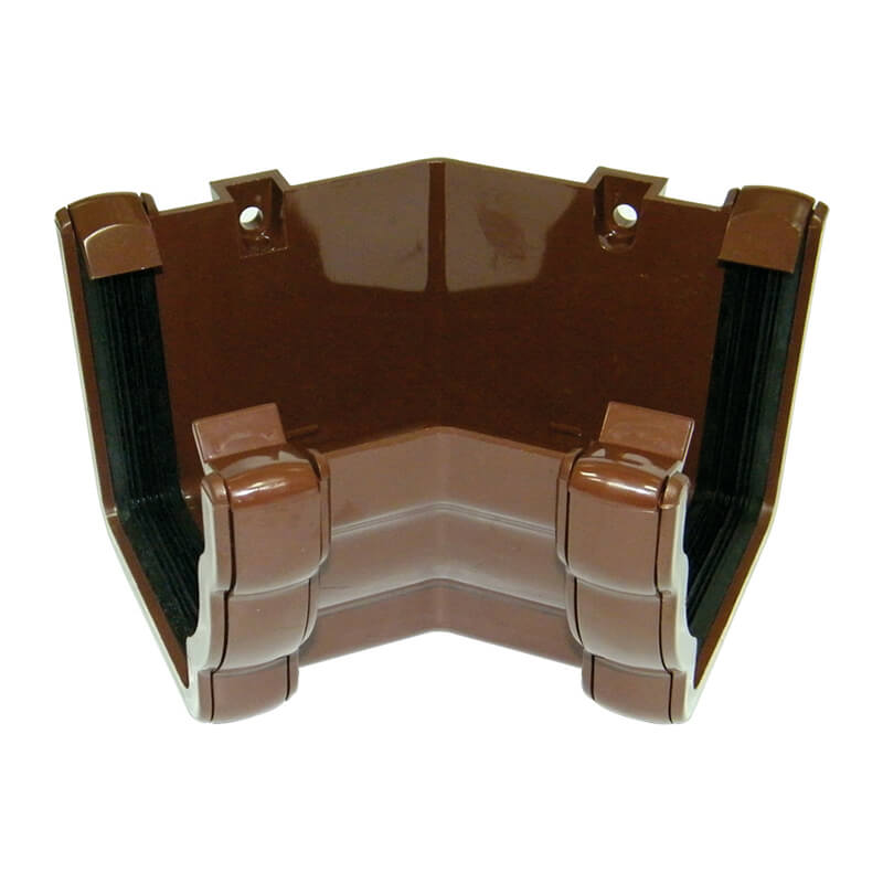 FloPlast Ogee Brown 135° Internal Gutter Angle  Image