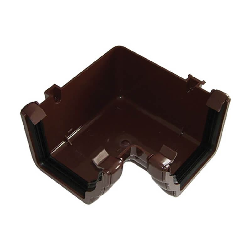 FloPlast Ogee Brown 90° Internal Gutter Angle  image
