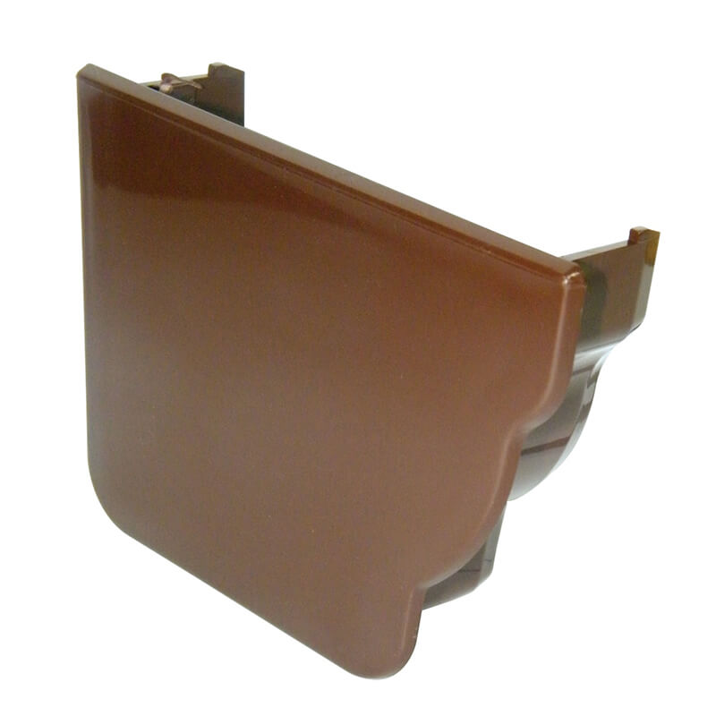 FloPlast Ogee Brown Internal Stopend Left Hand  image