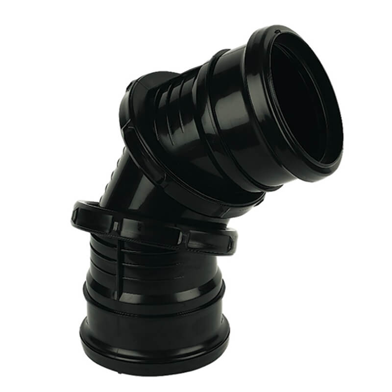 FloPlast Adjustable Bend 0-90 Black Soil image