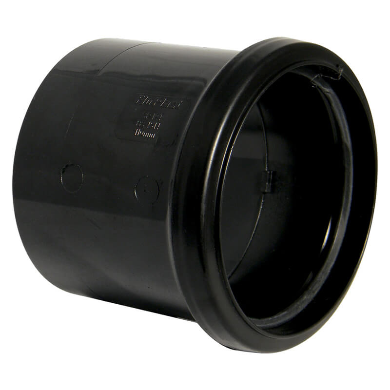 FloPlast Coupling Single Socket Black 110mm  image