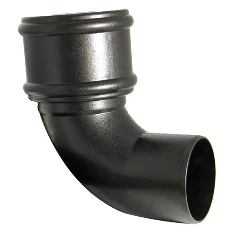 FloPlast 92.5° Bend Single Socket Cast Iron Soil image