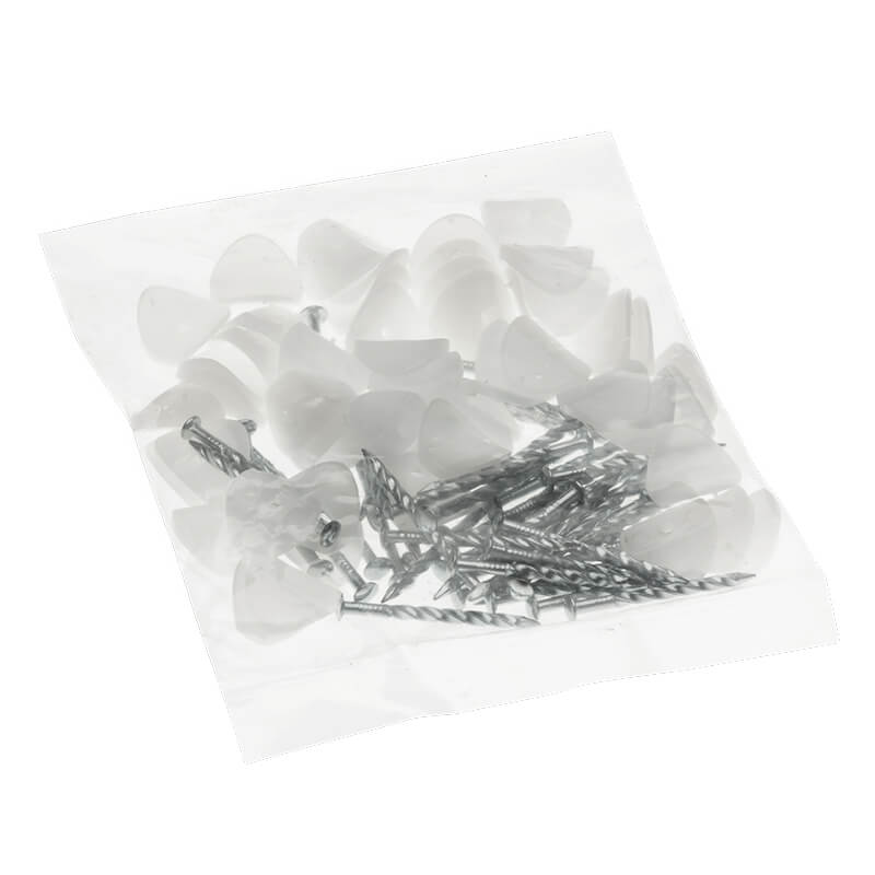 Miniature Corrugated PVC Roof Sheet Fixings With Spacer Pack Of 50 Fixings image