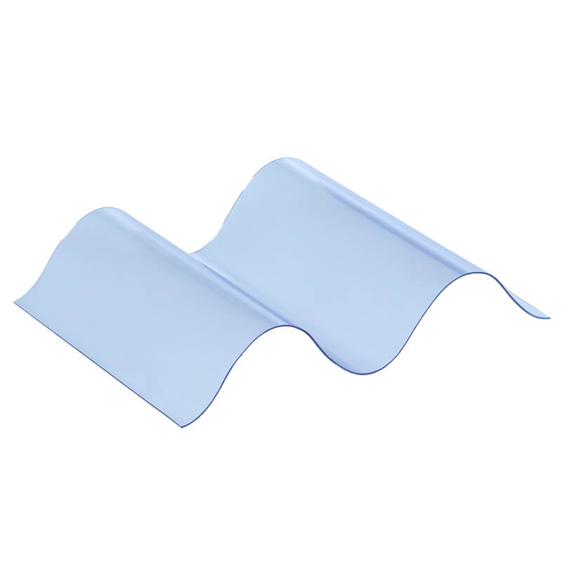PVC Big 6 Corrugated Roofing Sheets 1.3mm (Clear) 1092mm x 2440mm  image