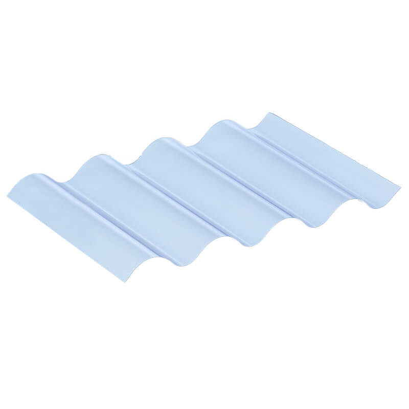 PVC 3" ASB Corrugated Roofing Sheets 1.1mm (Clear) 762mm x 2130mm  image