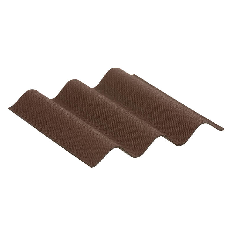 Corrugated Bitumen Sheet 950mm x 2000mm Brown image