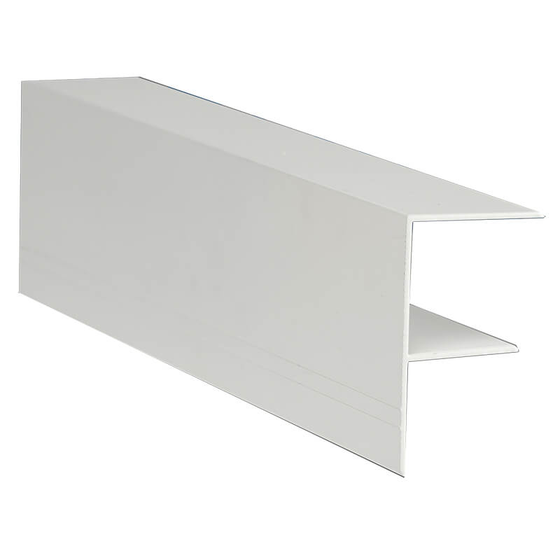 Aluminium F Section 35mm 4m White Ral9010 image