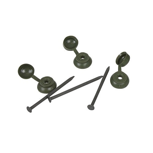 Bitumen Green Corrugated PVC Roof Sheet Fixings Pack Of 50 Fixings image