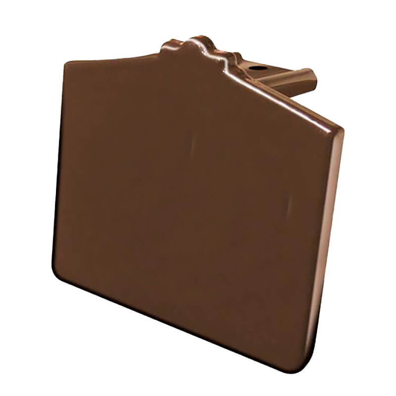 Cresfinex PVC Brown 70mm Extended Endcap image