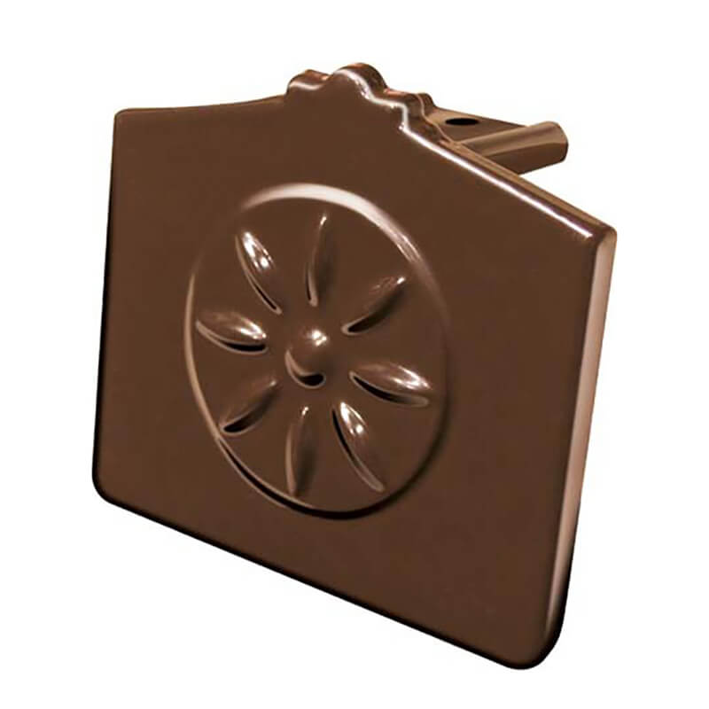 Cresfinex Aluminium Brown 70mm Extended Endcap image