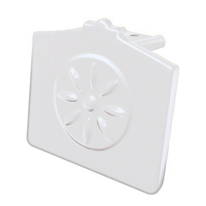 Cresfinex Aluminium White 70mm Extended Endcap image