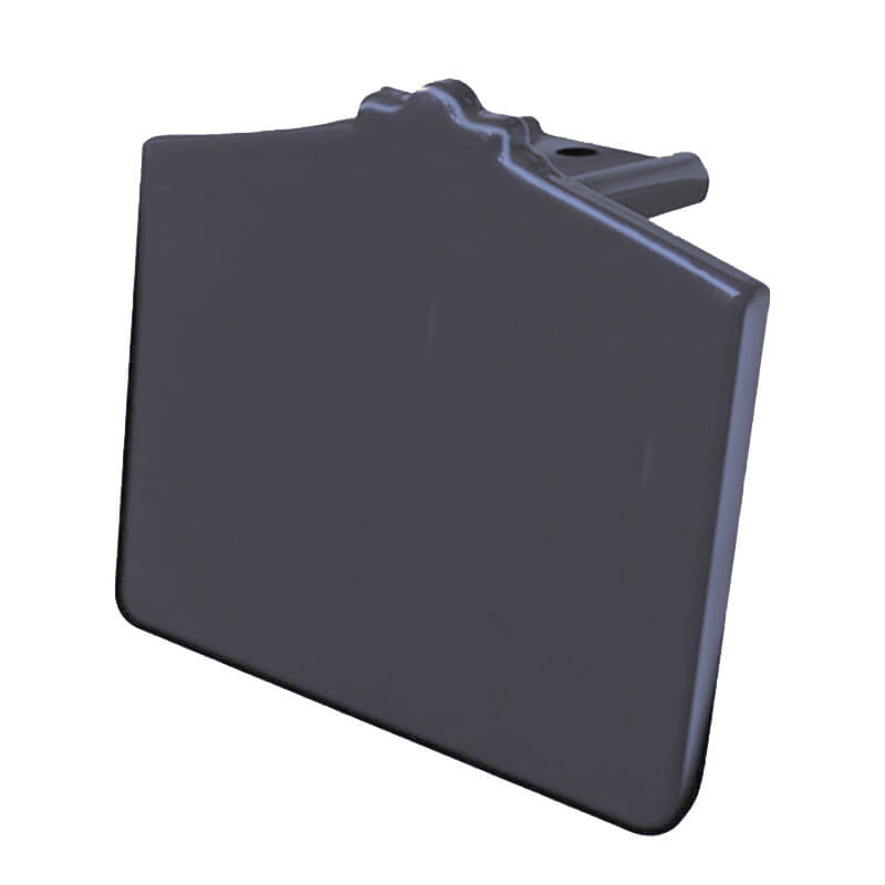 Cresfinex PVC Grey 70mm Extended Endcap image