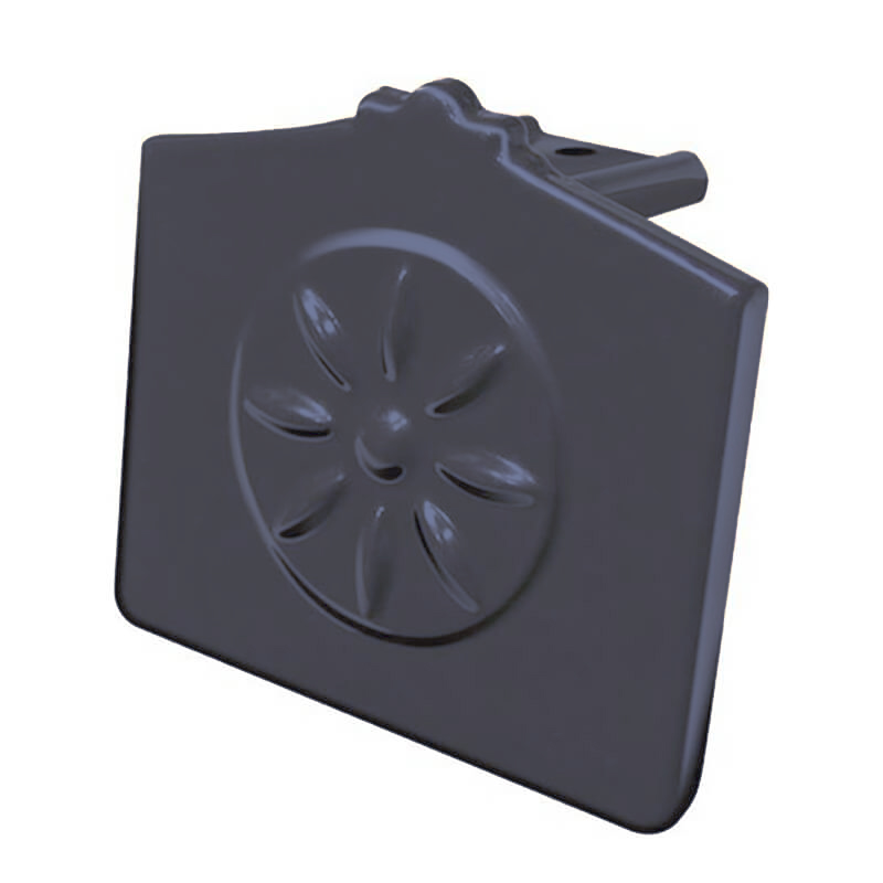 Cresfinex Aluminium Grey 70mm Extended Endcap (Ral9023) image