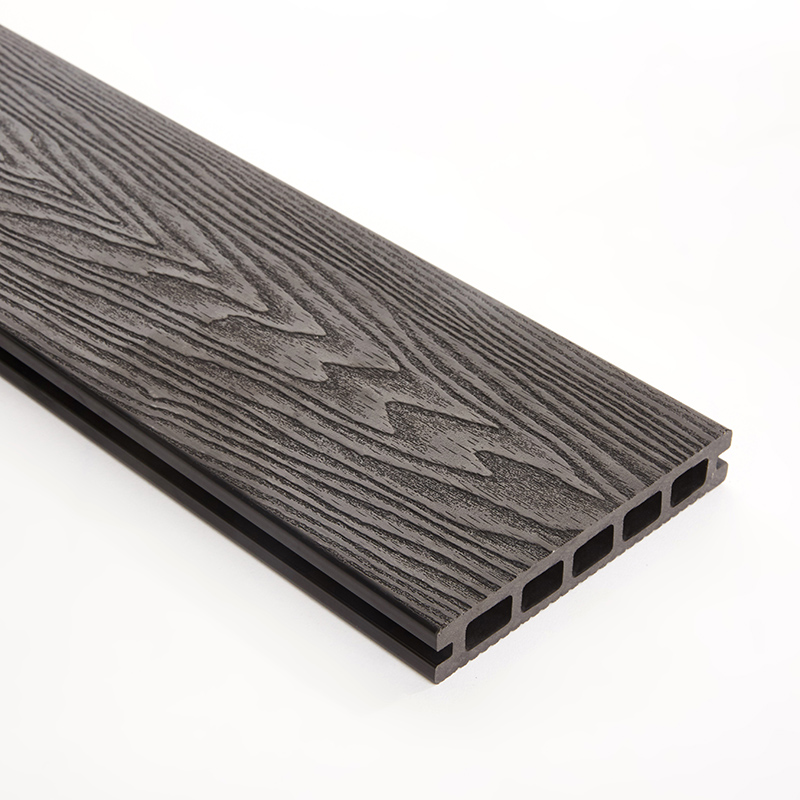 148mm Black Double Faced WPC Decking 3m  image