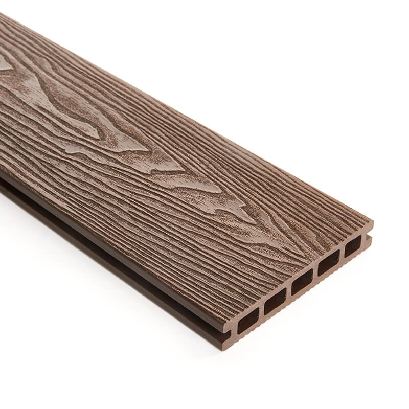 148mm Brown Double Faced WPC Decking 3m  image