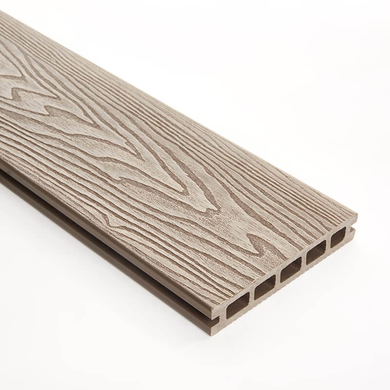 148mm Natural Double Faced WPC Decking 5m Image