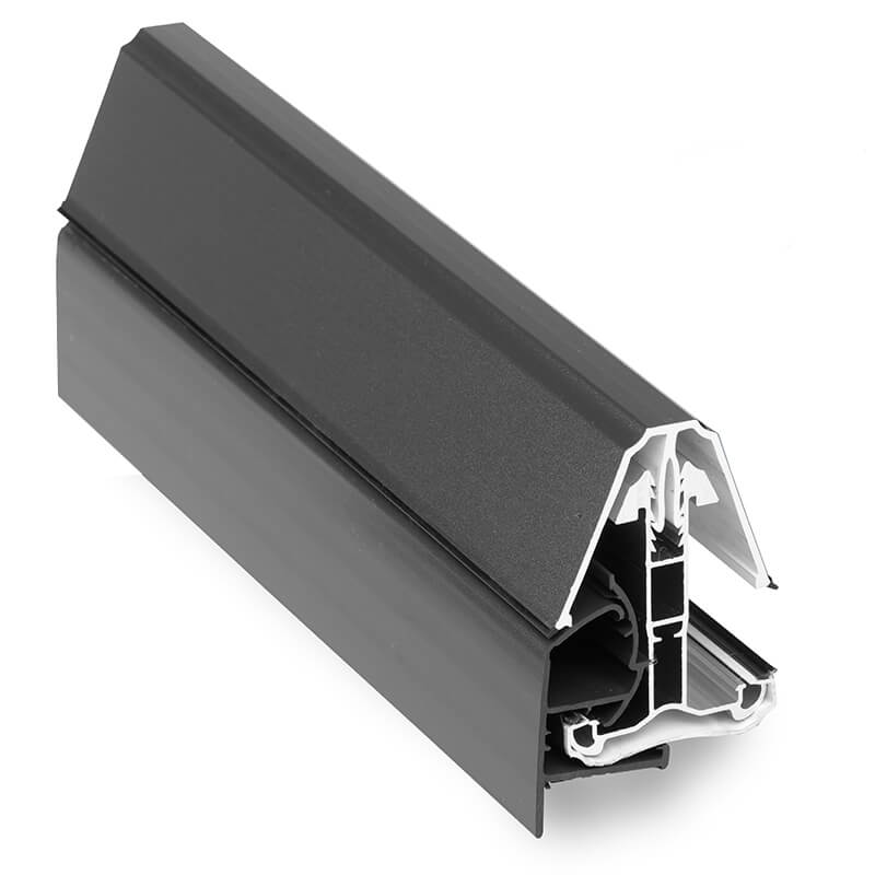 6m Anthracite Grey Self Support Edge Glazing Bars  Image