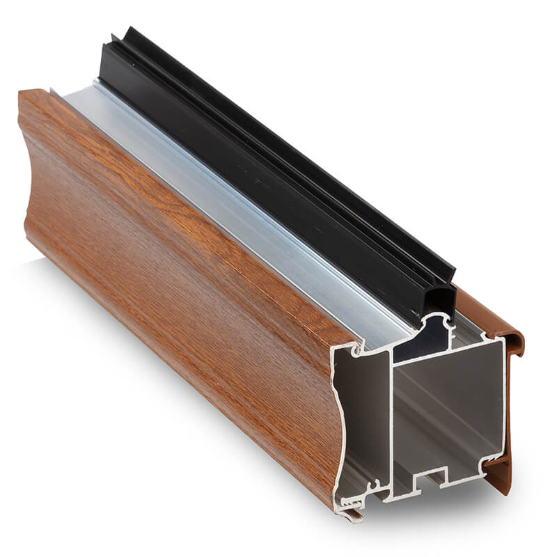 6m Light Oak Eaves Beam To Suit Self Support Glazing Bars  image