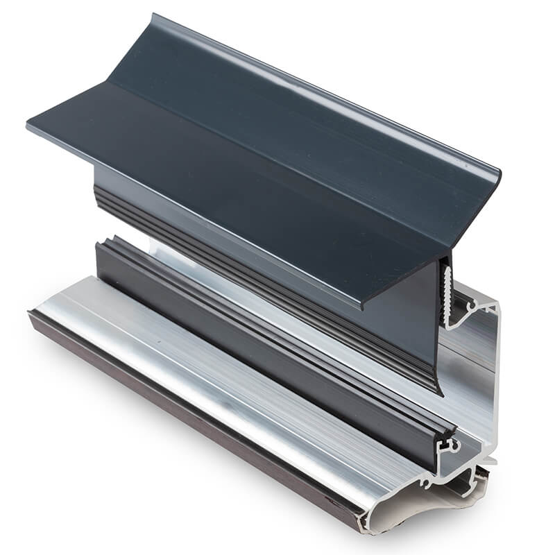 6m Rosewood Wall Plate To Suit Self Support Glazing Bars  image