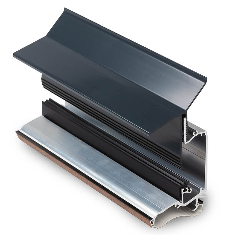 6m Light Oak Wall Plate To Suit Self Support Glazing Bars  image