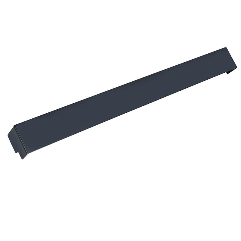 500mm x 42mm Smooth Anthracite Grey Double End Corner image