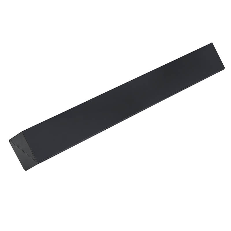 300mm x 35mm Smooth Black Fascia Corner image