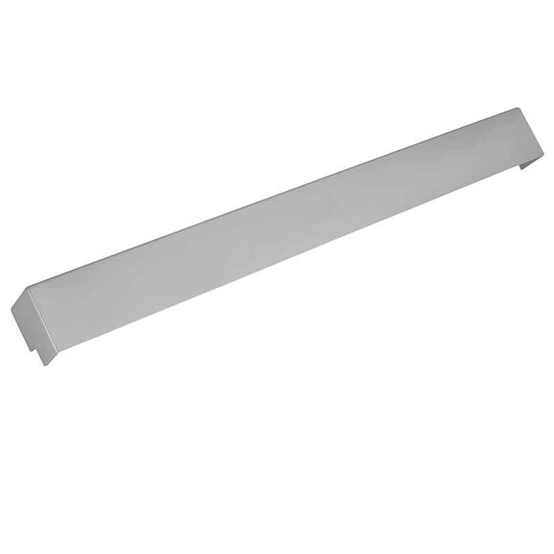 500mm x 42mm Smooth Light Grey Double End Corner image