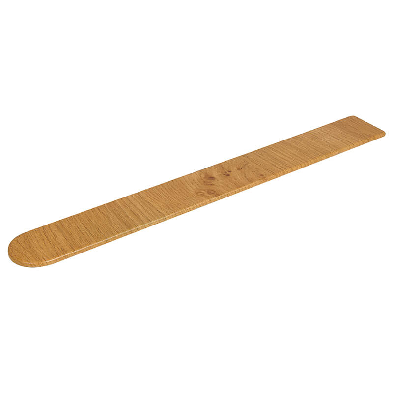 Bullnose End Cap Irish Oak 300mm image