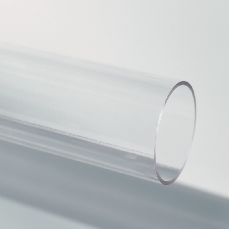12mm Outer Diameter / 6mm Inner Diameter Clear Extruded Acrylic Tube image