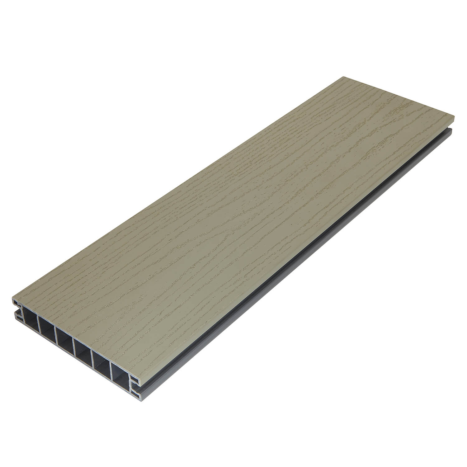 145mm Moss Grey PVC Dekboard Decking 4.9m image