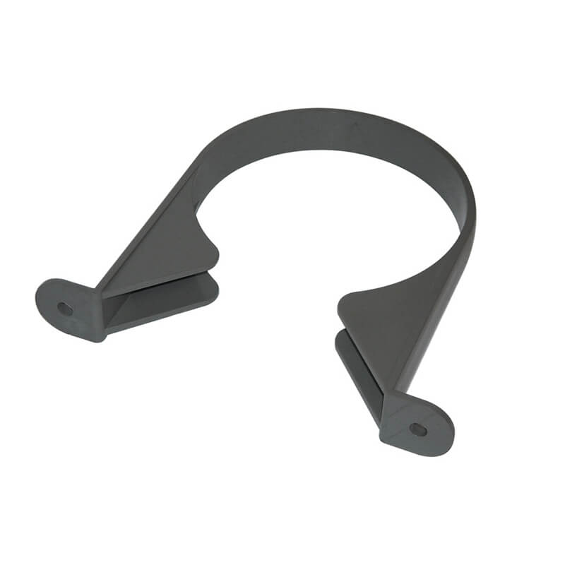FloPlast Pipe Clip Anthracite Grey 110mm  image