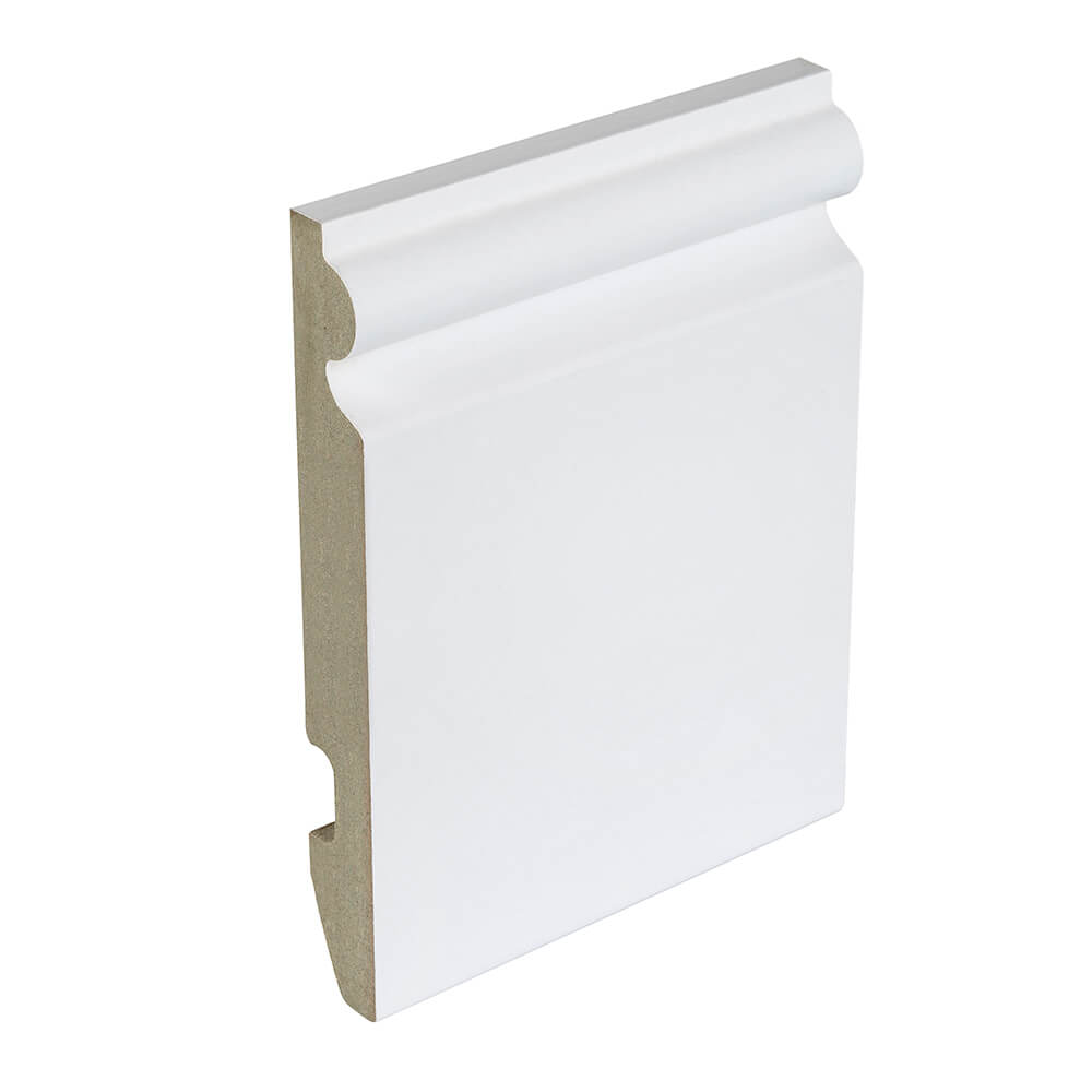 144mm White Ogee Skirting Board 4.4m image