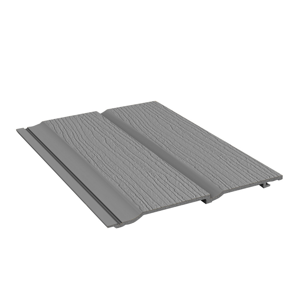 333mm Durasid Original Double Siding Wall Cladding Quartz Grey 5m  image