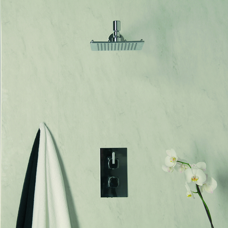 Alba Grey (gloss) 10mm Zest wall Panel 250mm x 2.6m Pk4 Image