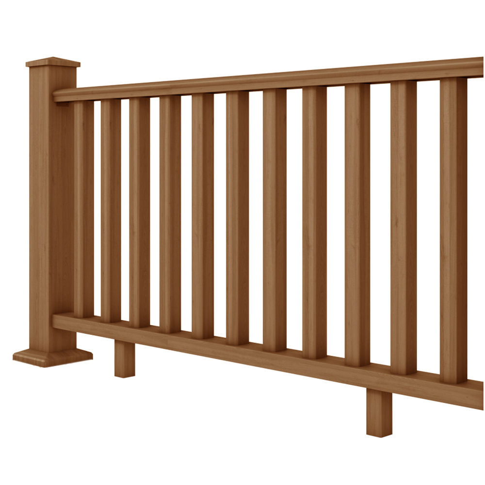 Brown Balustrade Post and Rail System 1.8m Image