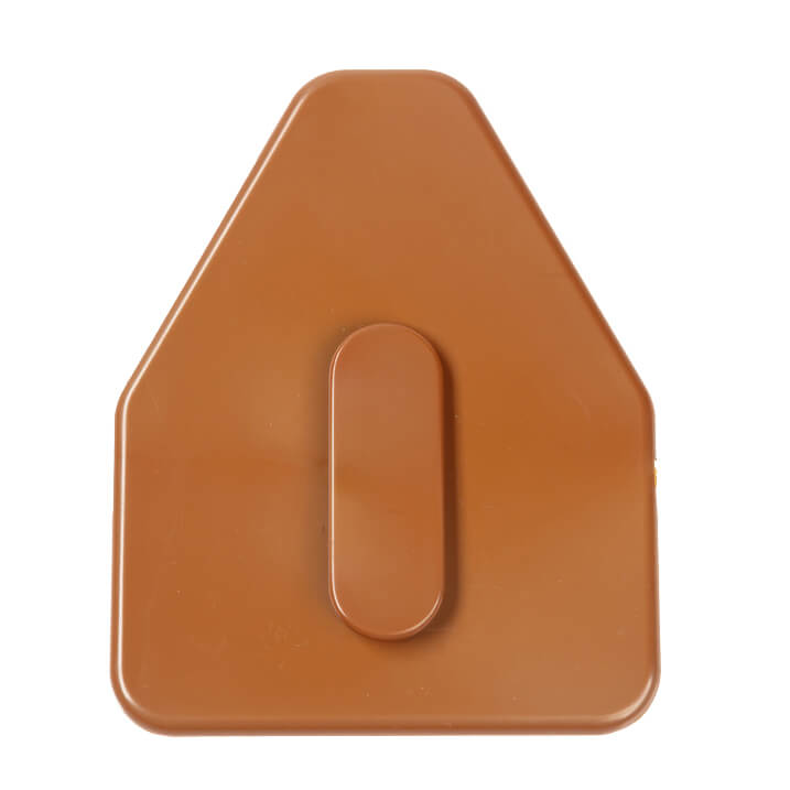 Extra Light Oak End Cap For Self Support Glazing Bar Image