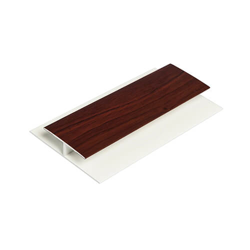 Rosewood Woodgrain Soffit Joint Trim 5m image