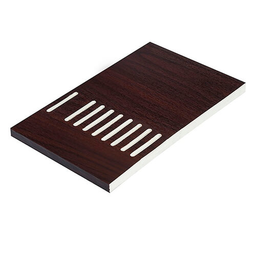 150mm x 9mm Rosewood Woodgrain Vented Soffit 5m image