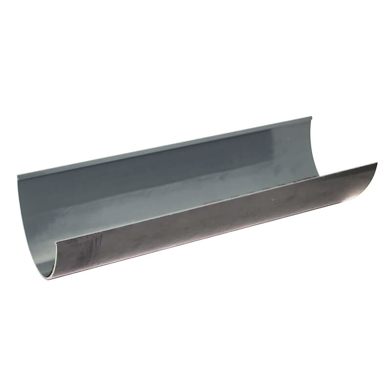 FloPlast 115mm Deepflow Hi-Cap Anthracite Grey Gutter 4m image