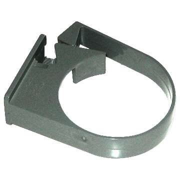68mm FloPlast Grey Round Single Fix Downpipe Clip image