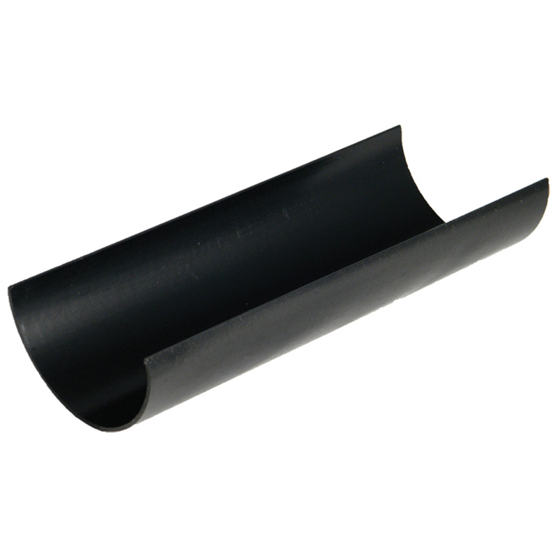 Floplast 112mm Half Round Cast Iron Effect Gutter 2m  Image