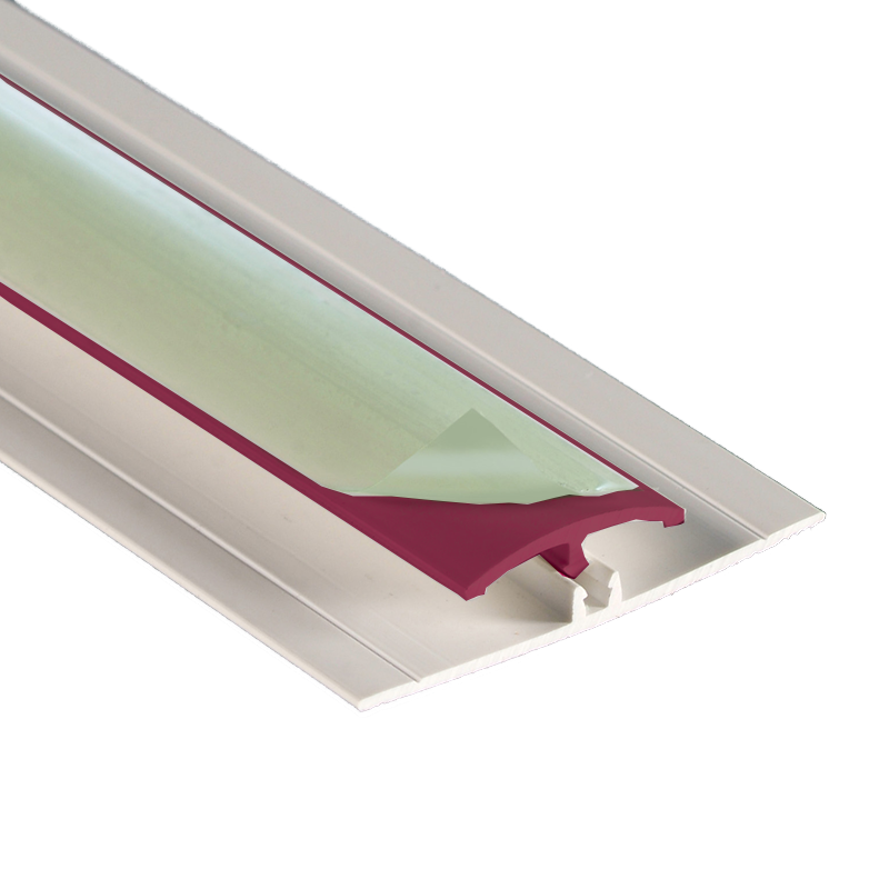 Plum Gloss 2 Part Division Bar 3.05m  image
