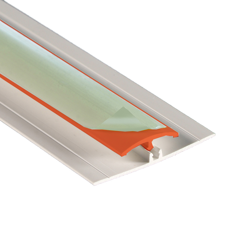 Orange Gloss 2 Part Division Bar 3.05m  image