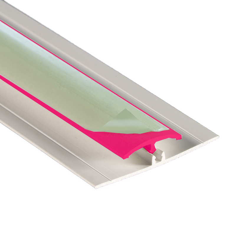 Fuchsia  Gloss 2 Part Division Bar 3.05m  image